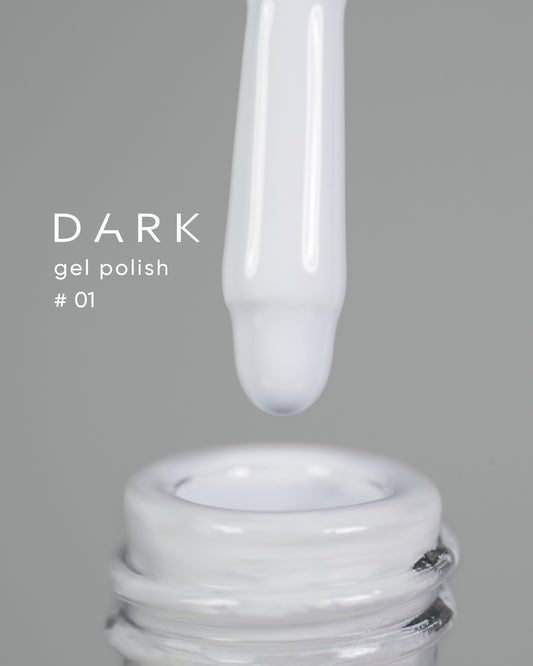 DARK Gel Polish, White & Black, 6 мл