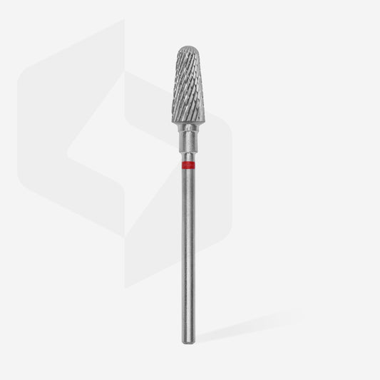 Hartmetall-Nagelbohrer frustum rot STALEKS EXPERT Kopfdurchmesser 6 mm / Arbeitsteil 14 mm