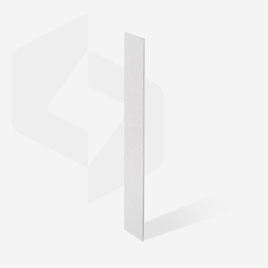 Weiße Einwegfeilen für gerade Nägel auf einer weichen Schaumstoffschicht STALEKS EXPERT 20 180 grit (30 Stück)