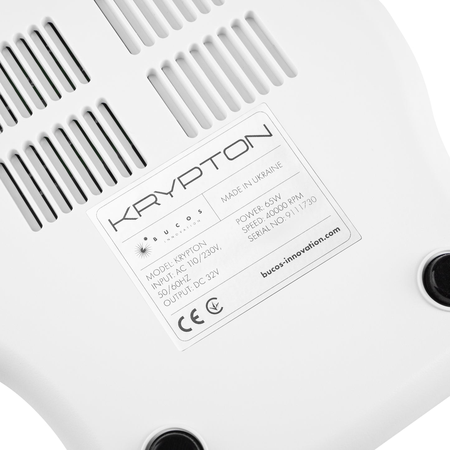 Фрезер KRYPTON XPS-400 WHITE/GRAY для маникюра и педикюра