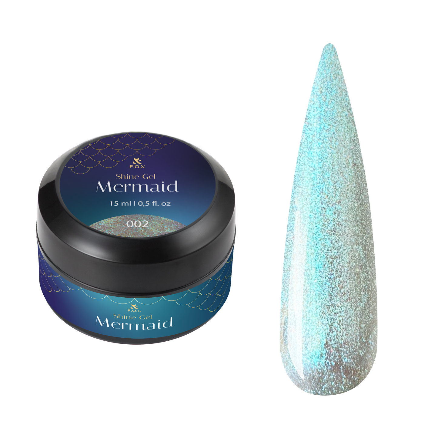 F.O.X Mermaid Shine Gel, 15 ml