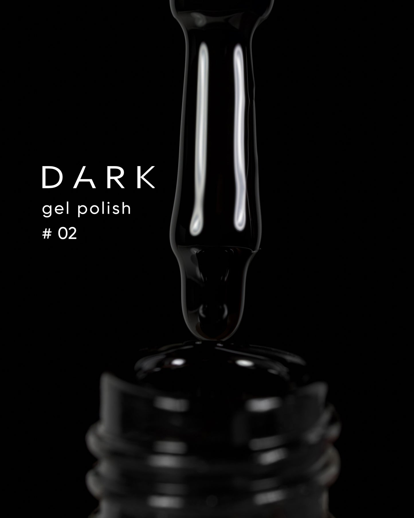 DARK Gel Polish, White & Black, 6 мл