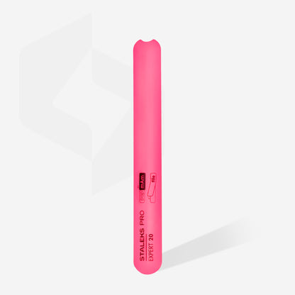 Straight beveled plastic base for nail file STALEKS EXPERT 20