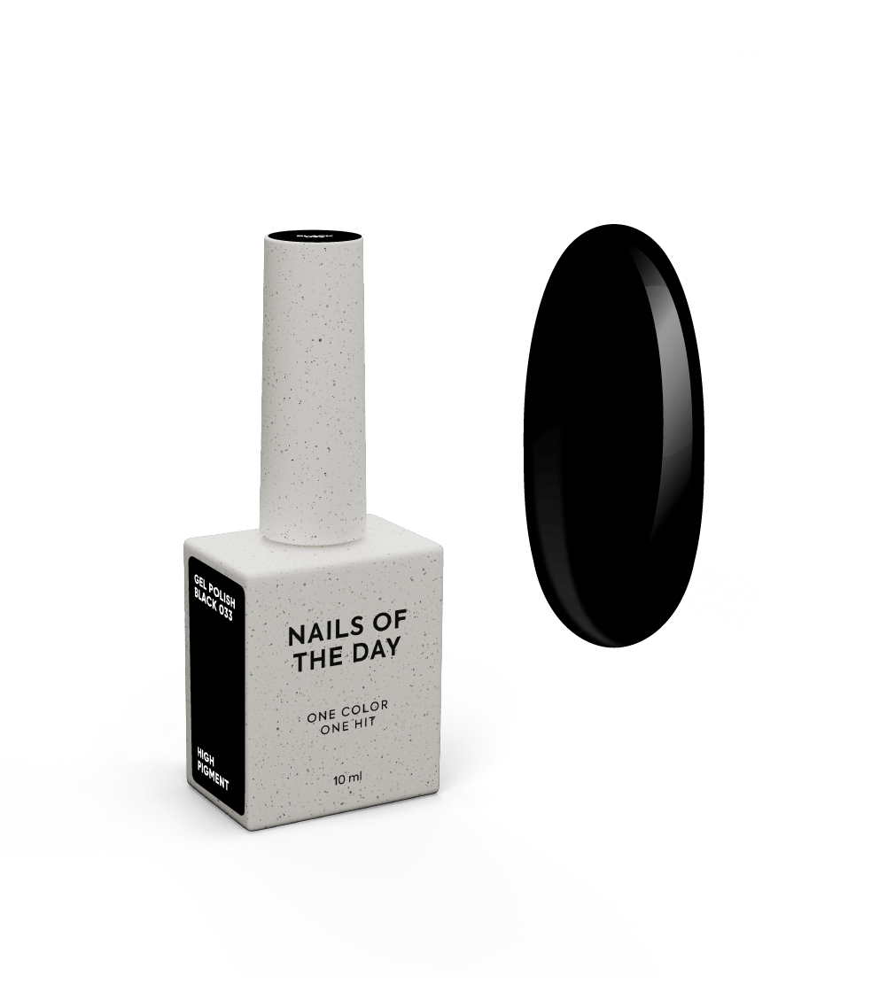 Gel Polish Black NOTD 10ml