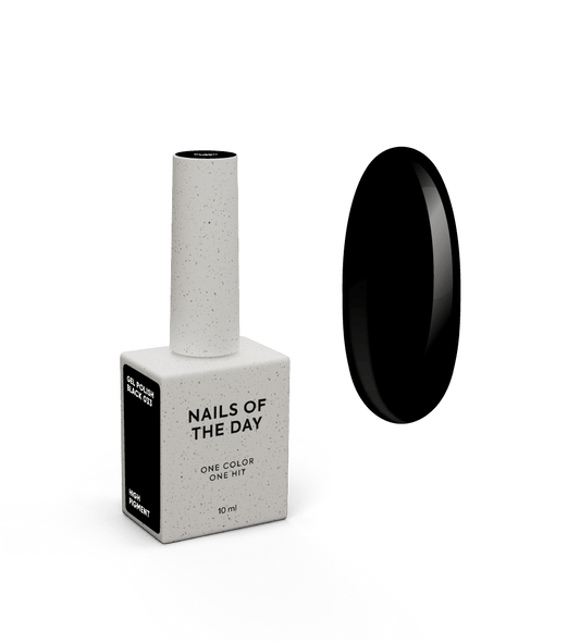 Gel Polish Black NOTD 10ml