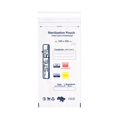 Pro Steril Premium Kraft White Sterilisationsbeutel 100 × 200 mm