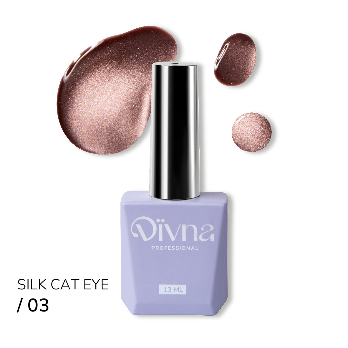 DIVNA Silk Cat Eye Gel Polish, 10ml