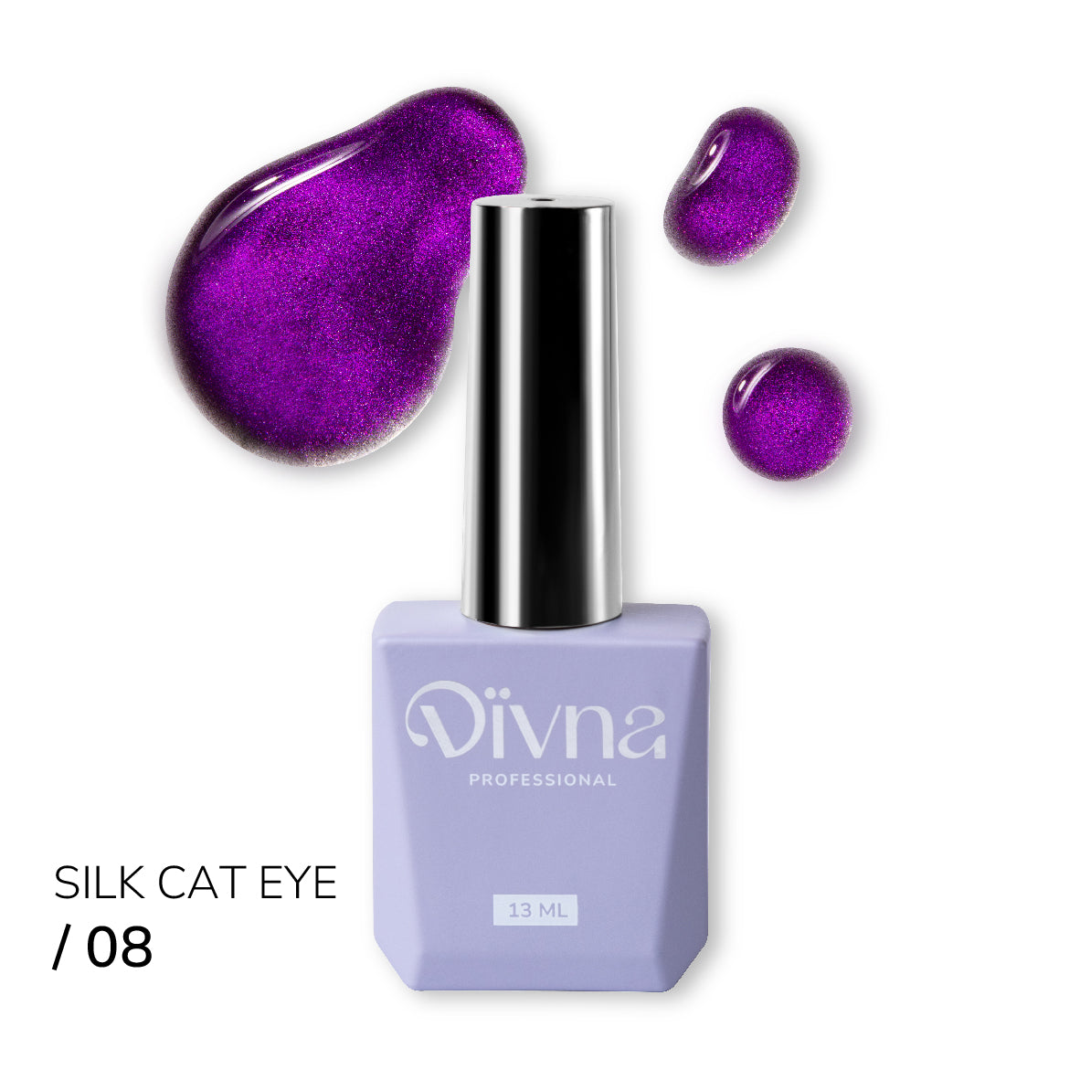 DIVNA Silk Cat Eye Gel Polish, 10ml
