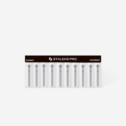 Фреза алмазная шар красный STALEKS EXPERT диаметр 5 мм