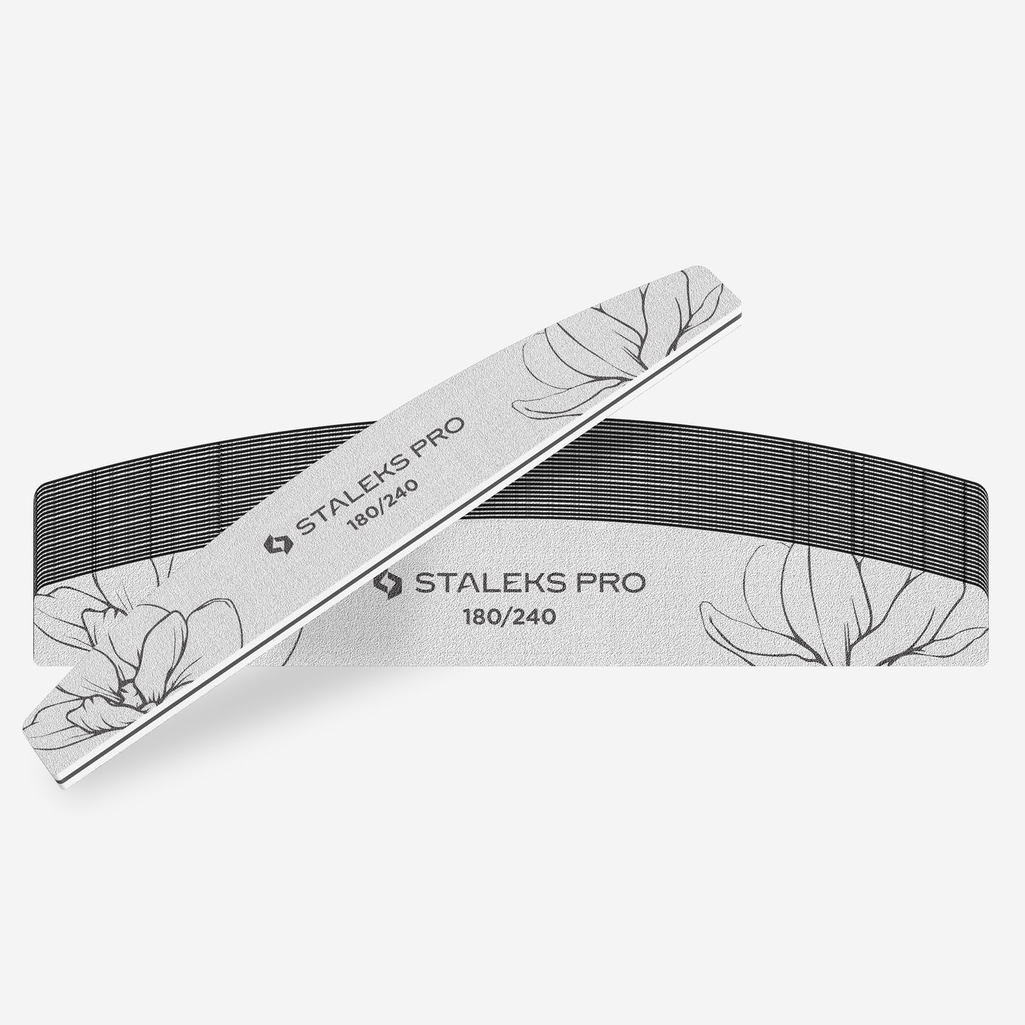 Crescent mineral nail file STALEKS EXPERT 40 180/240 grit (25 pcs)