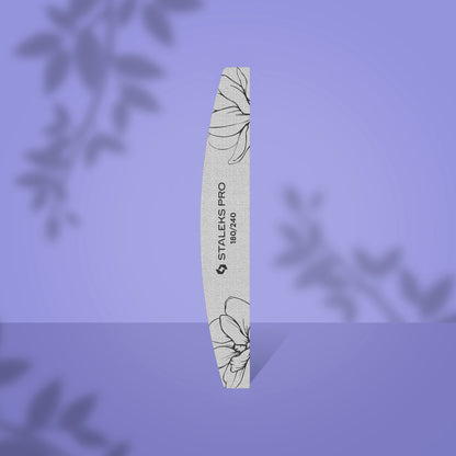 Crescent mineral nail file STALEKS EXPERT 40 180/240 grit (25 pcs)