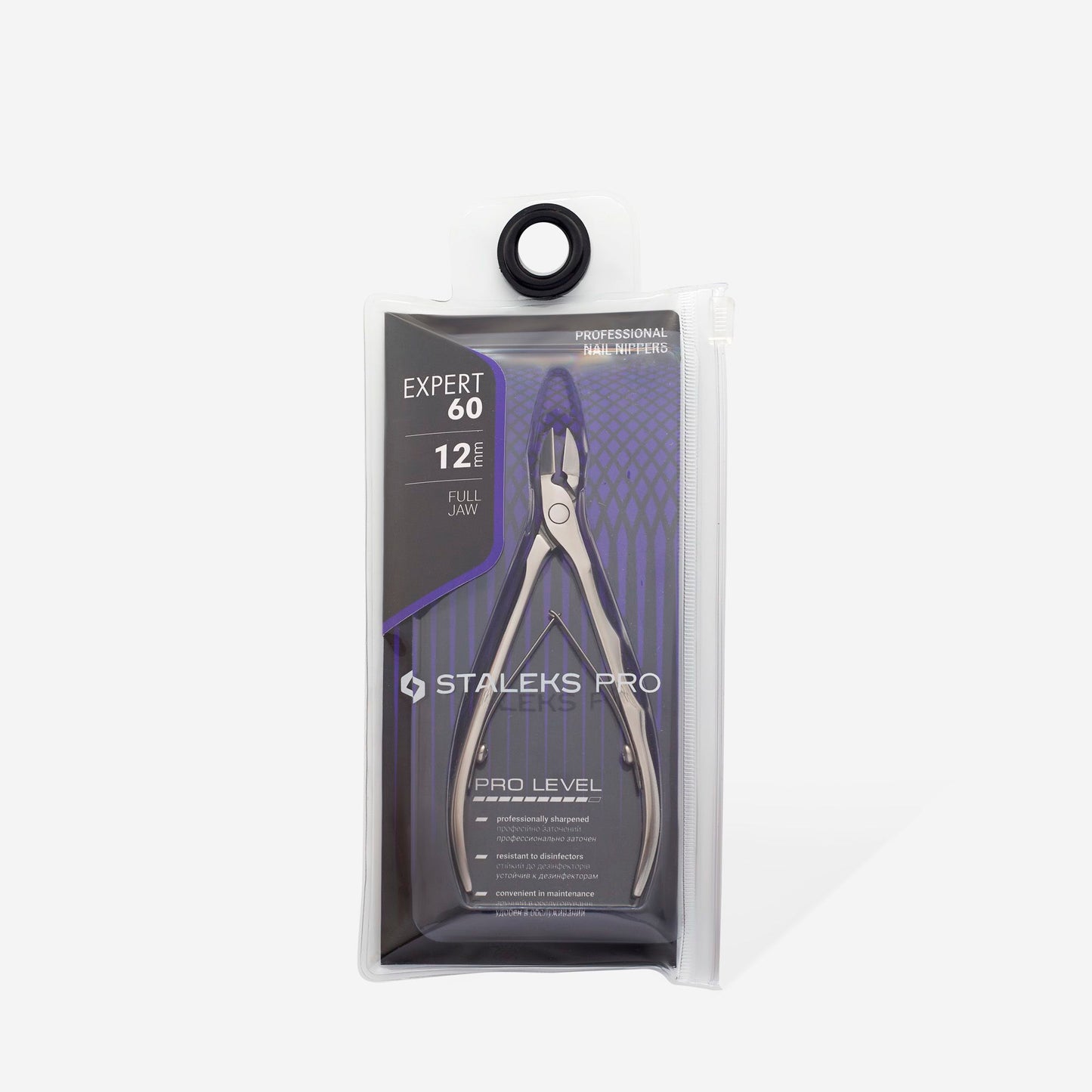 Professional nail nippers STALEKS EXPERT 60 12 mm
