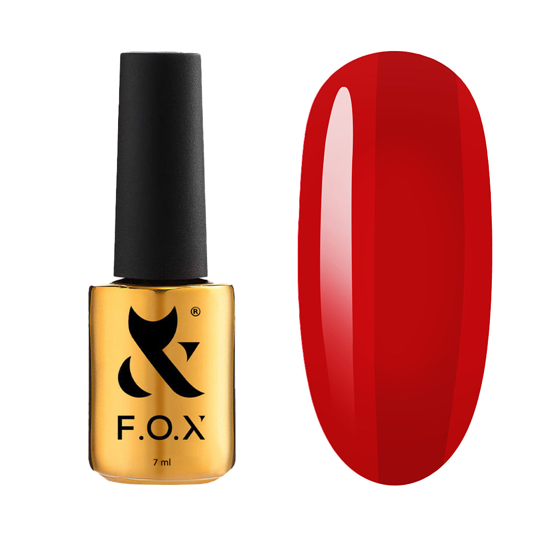 F.O.X Lipstick Collection Gel Polish, 7 ml