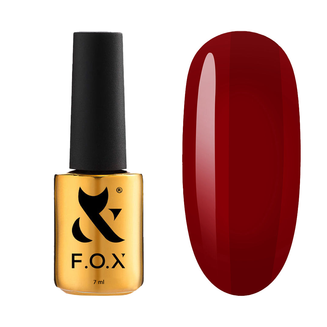 F.O.X Lipstick Collection Gel Polish, 7 ml