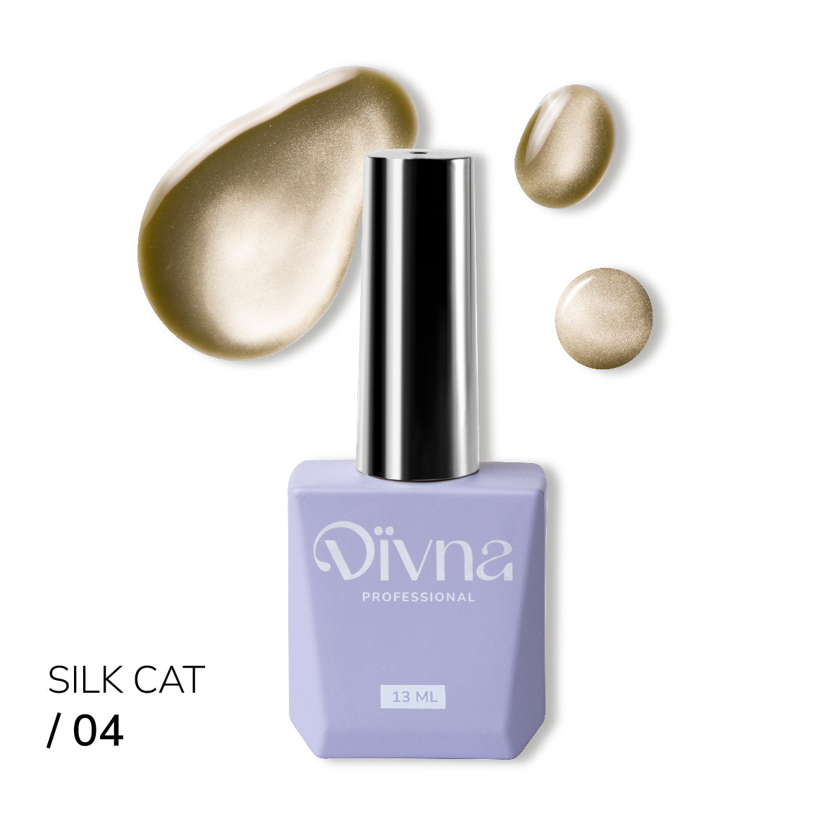 DIVNA Silk Cat Eye Gel Polish, 10ml